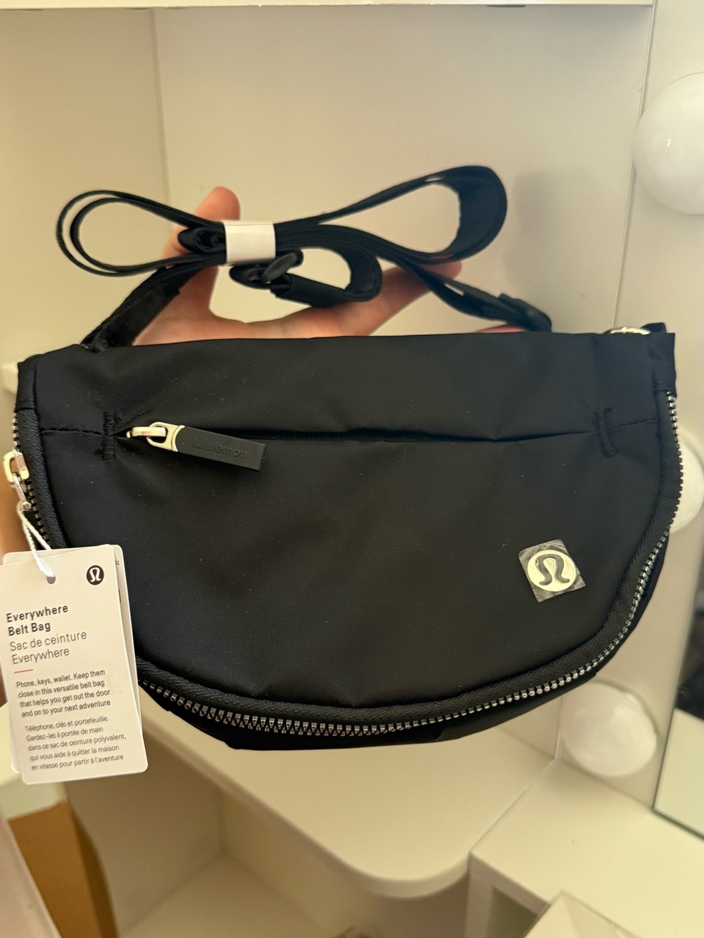 lululemon athletica Black Everywhere Belt Crossbody Bag